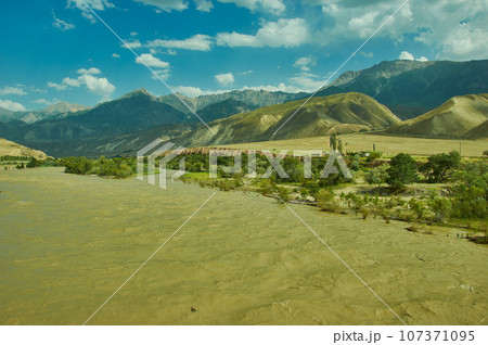 New North-South route, Kyrgyzstan. New North-South route, Kyrgyzstan. 107371095