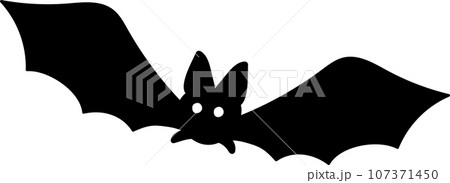 羽根が動かせる○おしゃれでかわいい耳の大きい手書き風一匹で飛ぶコウモリのハロウィンベクターイラスト 羽根が動かせる○おしゃれでかわいい耳の大きい手書き風一匹で飛ぶコウモリのハロウィンベクターイラスト 107371450