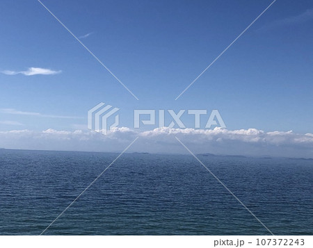 淡路島のサンセットロードから眺める景色 淡路島のサンセットロードから眺める景色 107372243