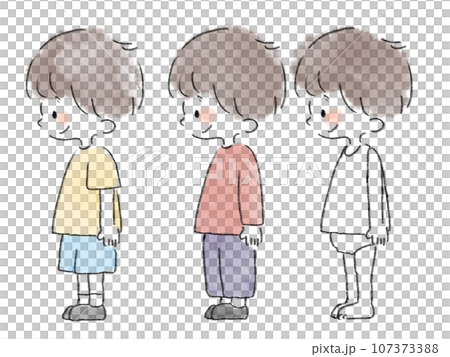 色んな服装の男の子 107373388
