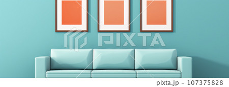 Sofa near the wall 107375828
