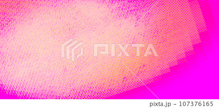 Pink abstract widescreen background. Empty backdrop  with copy space, usable for social media promotions, events, banners, posters, anniversary, party, and online web Ads 107376165