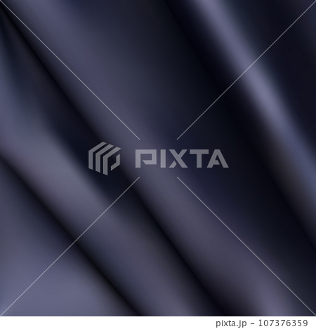 elegant draped cloth background illustration, beautiful silk fabric folds with creases and wrinkles, wavy graphic art image, smooth wave design background, light blue green color cloth texture. eps 10 107376359