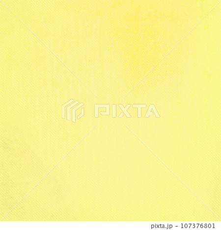Yellow plain square background with copy space for text or image, Best suitable for online Ads, poster, banner, sale, card, celebrations and various design works 107376801
