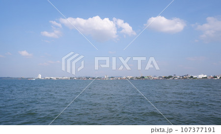 The sea of Banglamung district, Pattaya and Nakleau beach The sea of Banglamung district, Pattaya and Nakleau beach 107377191