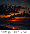 Sunrise over the Ocean: A Photo Realistic Image 107377418