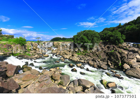 【鹿児島県】晴天の曽木の滝（東洋のナイアガラ） 107377501