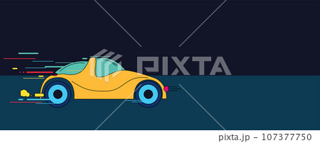 Racing speed background, vector illustration abstraction in car track 107377750