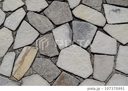 石畳 テクスチャ 背景素材 107378991