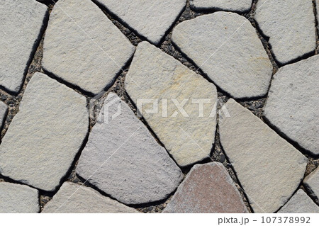 石畳 テクスチャ 背景素材 107378992