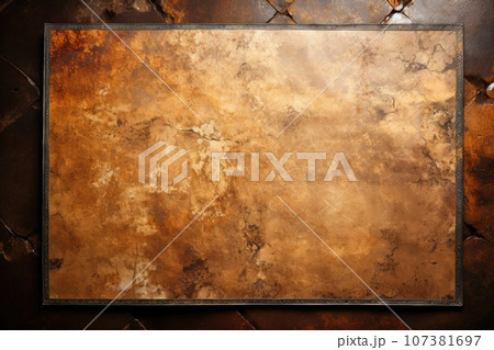 Old Paper texture cardboard background. surface texture. Generative AI 107381697