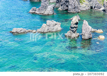 青海島の海上アルプス 青海島の海上アルプス 107383092