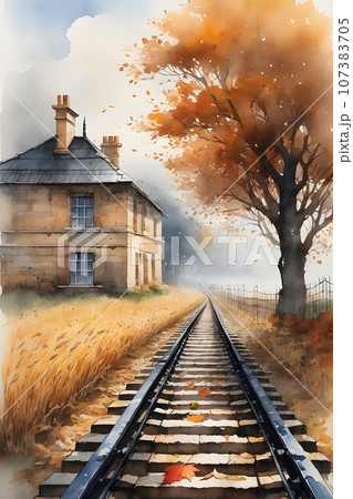 field in the distance over the garden wall railways 107383705