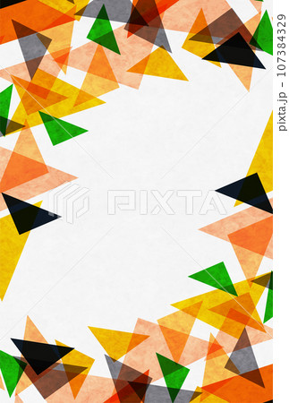 和柄　秋　模様　背景 107384329