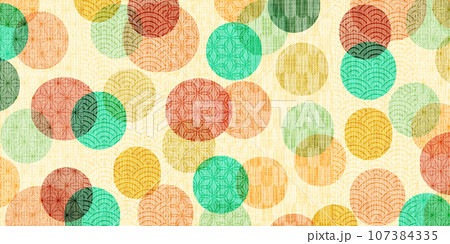 和柄 秋 模様 背景 和柄 秋 模様 背景 107384335