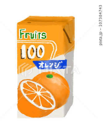 オレンジジュース 107384743