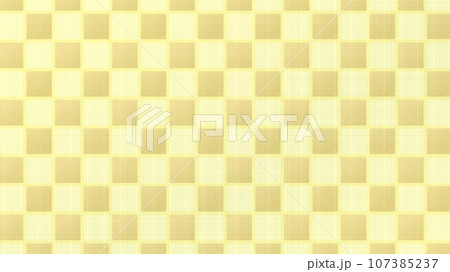 市松模様の背景イラスト【金色】【16:9】 107385237