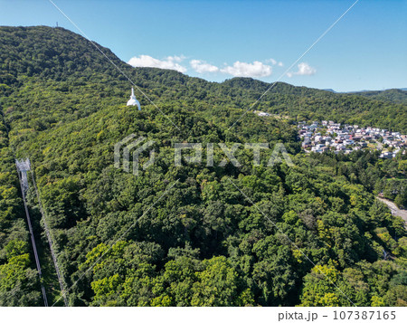 藻岩山から見える平和の塔 藻岩山から見える平和の塔 107387165