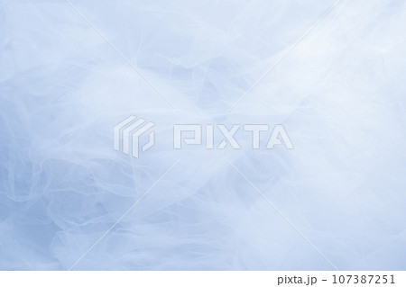 アパレル ドレスアップ　チュール　白　ホワイト　white　blue　青　コピースペース　衣装　創作 107387251