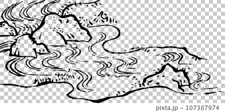 Flowing river Flowing river 107387974