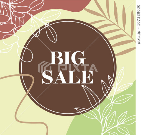 背景イラスト_ボタニカル 背景イラスト_ボタニカル 107389030