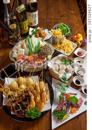串揚げを中心とした宴会コース料理 107389627