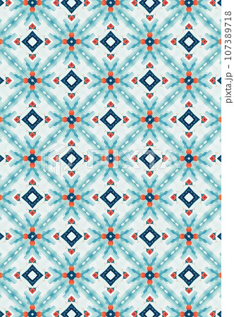 Ethnic boho seamless pattern. Patchwork texture. Weaving. Traditional ornament. Tribal pattern. Folk motif. Can be used for wallpaper, textile, wrapping, web page background. 107389718