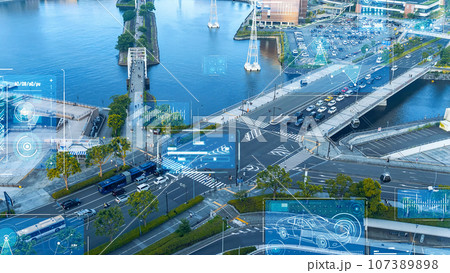 交通とテクノロジー　ITS　MaaS 107389898