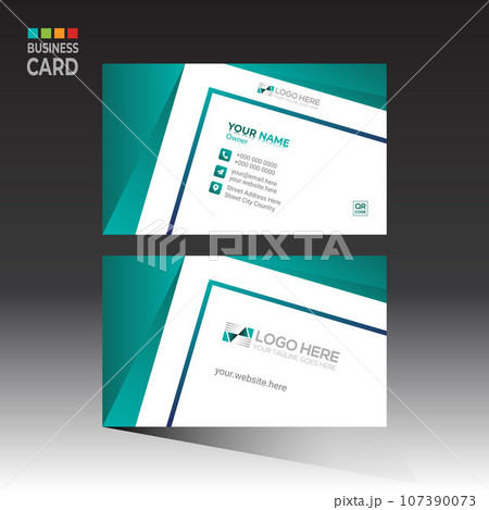 business card design for any company use 107390073