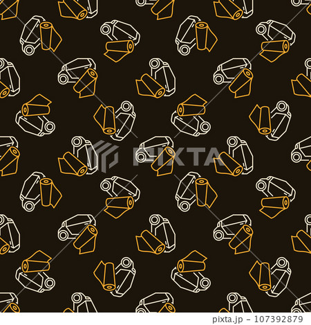 Car Wrapping geometric seamless background - vector pattern Car Wrapping geometric seamless background - vector pattern 107392879