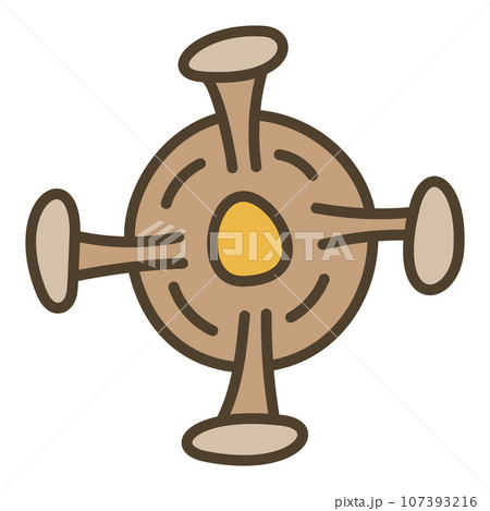 Microbe Bio Engineering vector concept colored icon Microbe Bio Engineering vector concept colored icon 107393216