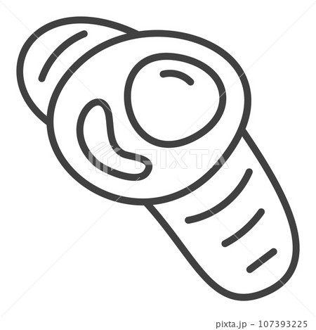 Microbe or Virus vector concept outline icon Microbe or Virus vector concept outline icon 107393225