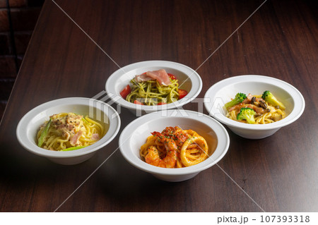 ミニパスタ4品 107393318