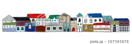 おしゃれな町並み 107393878