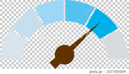 シンプルなメーターのマーク 107395004