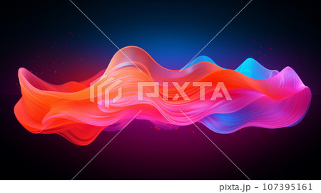 Abstract neon gradient background. 107395161