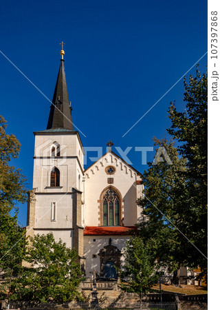 Medieval church of the Exaltation of the Holy Cross, Litomysl, Czech Republic 107397868