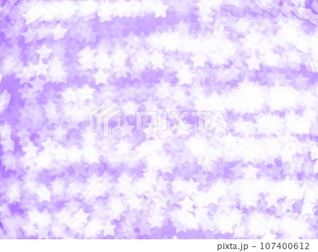背景素材 お星さま模様のリフレクション パープル系 細かい模様 背景素材 お星さま模様のリフレクション パープル系 細かい模様 107400612