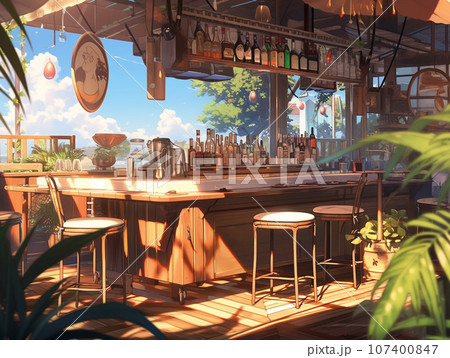 おしゃれなカフェバー 107400847