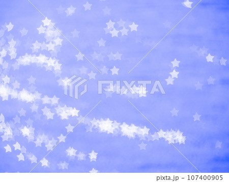 背景素材 お星さま模様のリフレクション ブルー系 細かい模様 背景素材 お星さま模様のリフレクション ブルー系 細かい模様 107400905