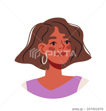 portraits people. Happy woman avatars. Different round face profiles with multiracial persons. Female avatars bundle. Flat vector illustrations portraits people. Happy woman avatars. Different round face profiles with multiracial persons. Female avatars bundle. Flat vector illustrations 107402870