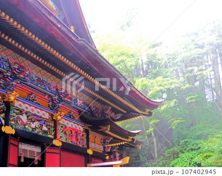 三峯神社の社殿【埼玉県秩父市】 三峯神社の社殿【埼玉県秩父市】 107402945