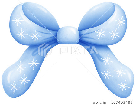 Colorful Gift Bow Decoration - Handmade Festive Craft Detail 107403489
