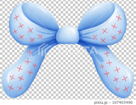 Colorful Gift Bow Decoration - Handmade Festive Craft Detail 107403490