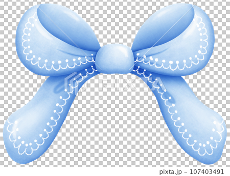 Colorful Gift Bow Decoration - Handmade Festive Craft Detail 107403491