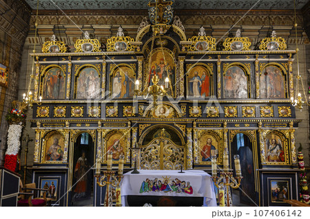 St. Michael Archangel's gothic wooden church, Brunary, Lesser Poland Voivodeship, Poland St. Michael Archangel's gothic wooden church, Brunary, Lesser Poland Voivodeship, Poland 107406142