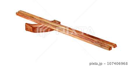 Watercolor painting of Chopsticks. Watercolor painting of Chopsticks. 107406968