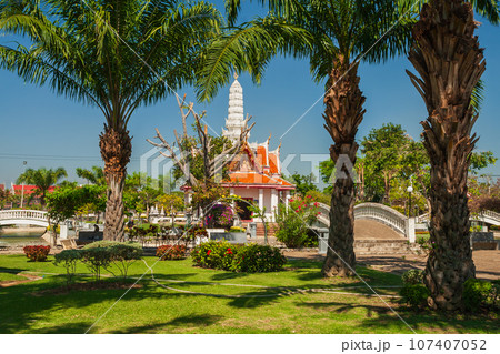 City Pillar Shrine In Phetchaburi, Thailand 107407052