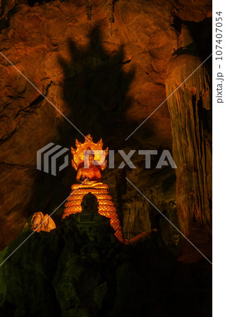 Buddha In Tham Khao Luang Cave 107407054