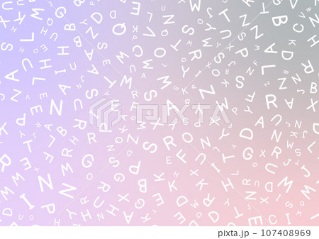 Abstract alphabet random pastel vivid gradient background 107408969
